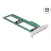 DeLOCK PCI Express 4.0 x8 Card to 2 x internal U.2 NVMe Photo 4