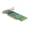 DeLOCK PCI Express 4.0 x16 karte uz 4 x iekšējiem NVMe M.2 Key M Photo 2