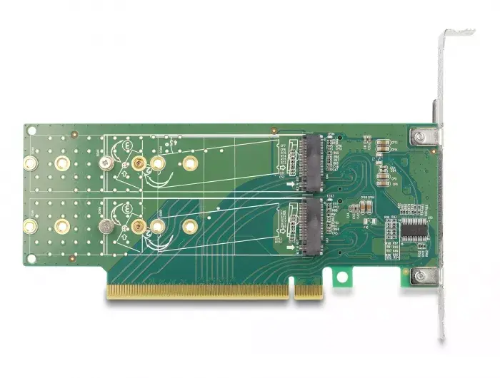 DeLOCK PCI Express 4.0 x16 karte uz 4 x iekšējiem NVMe M.2 Key M Photo 3