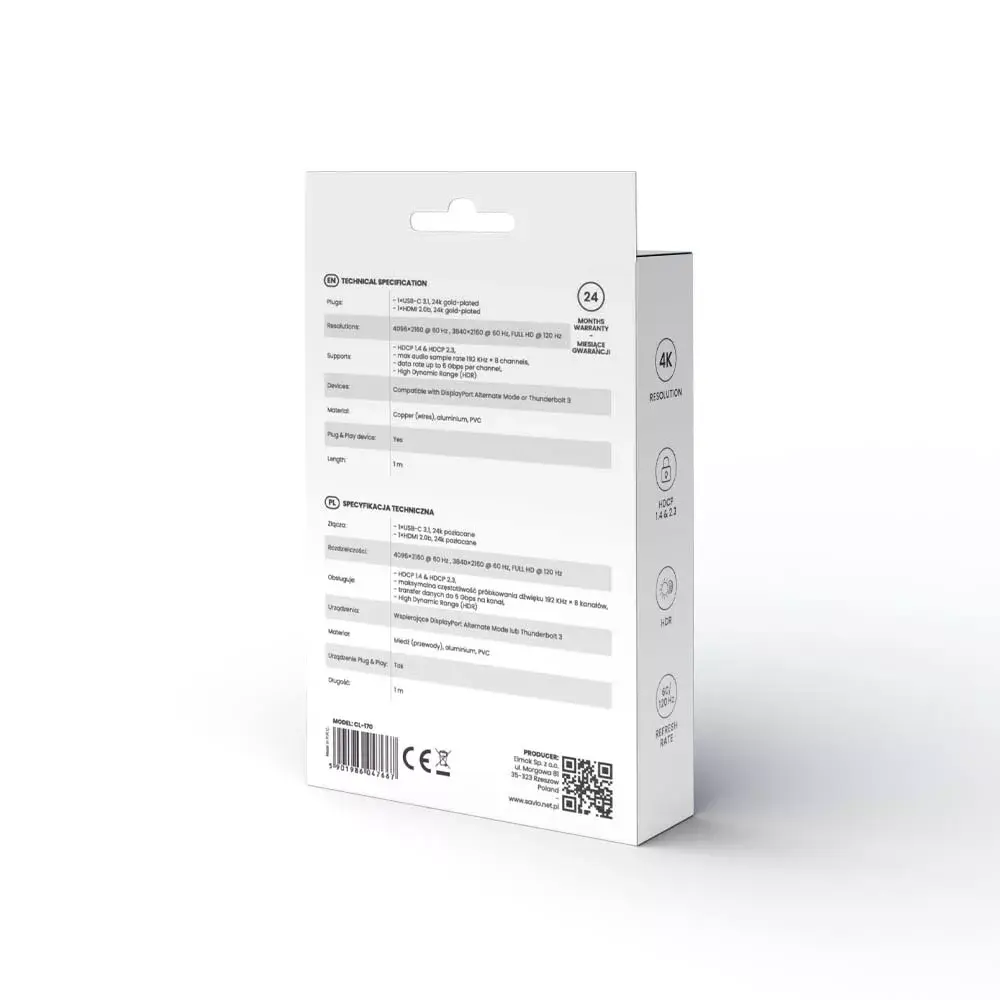 USB grafikas adapteris Savio CL-170 Photo 4