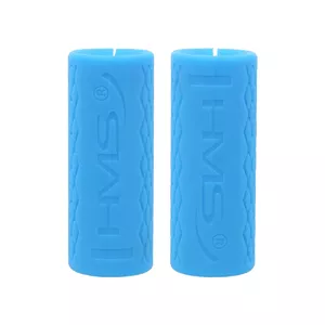 Foam rullis HMS FG02 ar silikona pārklājumu, zils, platums 123 mm