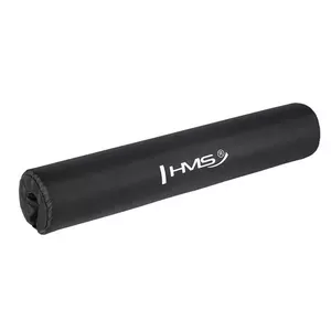 Treniņu paklājs HMS WNK03 — putu materiāls un poliesters, platums 410 mm, biezums 30 mm, melns