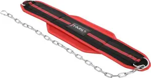 Weightlifting belt HMS PSTX05 — adult men's support, length 720 cm, width 180 mm