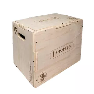 Плиометрическая коробка HMS Fitness DSC04 — деревянная, 50×40×30 см