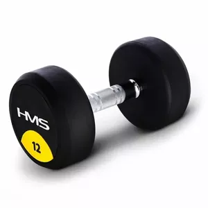 Гантель HMS HG PRO 12 — резиновая 12 кг регулируемая