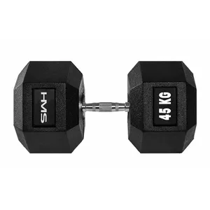 Регулируемый гантель HMS HEX-PRO 45 кг — шестиугольные блины, изменяемый вес до 45 кг
