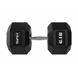Regulējama heksagonāla hanteles HMS HEX-PRO 42,5 kg — maināms svars