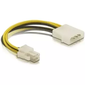 DeLOCK Cable P4 male Molex 4pin male Multicolour 0.13 m