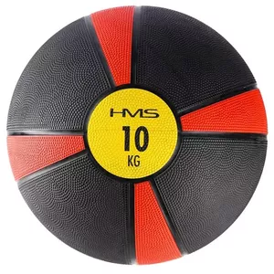 Medicīnas bumba HMS Fitness NK10 10 kg Melna Sarkana