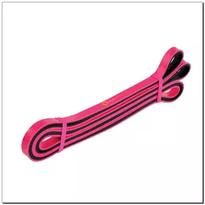 Эспандер HMS GU06 Rubber Pink — длина 2250 мм, ширина 13 мм, толщина 5 мм, минимальное сопротивление 6.75 кг