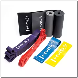 HMS Fitness GU04/GU05/TP01 exercise band Latex Multicolour