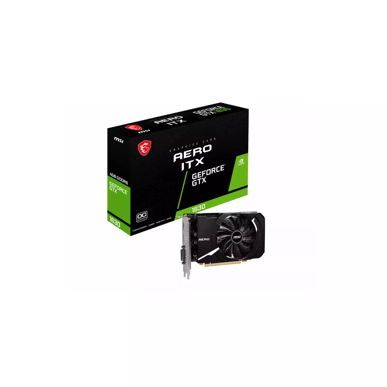 MSI GeForce GTX 1630 AERO V809-4216R | Video cards | AiO.lv