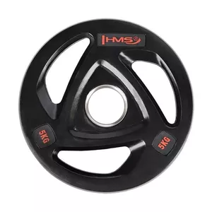 Олимпийский обрезиненный диск HMS TOX05 — 5 кг, отверстие 5,1 см