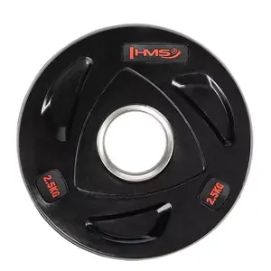 Олимпийский резиновый диск HMS TOX02 — 2,5 кг, Ø 20 см, внутр. Ø 5,1 см, 1 шт