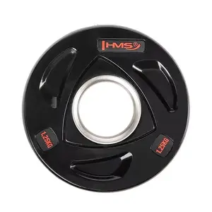 Олимпийский резиновый диск HMS TOX01 — 1,25 кг, диаметр 16 см, отверстие 51 мм