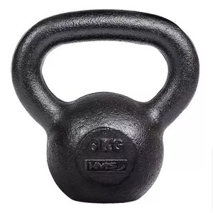 Гиря HMS KZG6 — стандартная чугунная 6 кг, чёрная