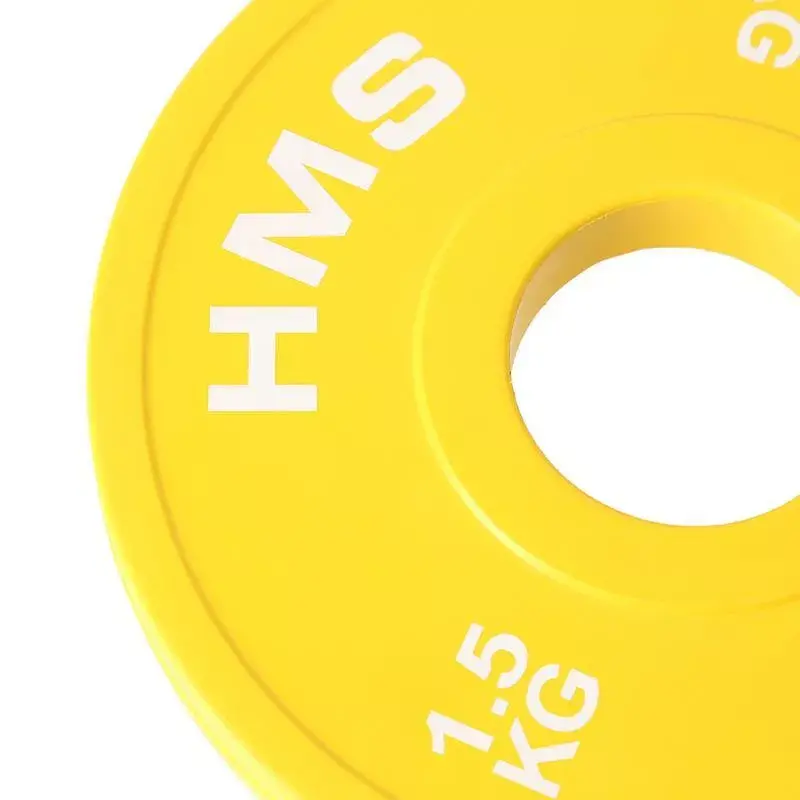 Олимпийский резиновый блин HMS CBRS15 1.5 кг — 2 шт. Photo 3