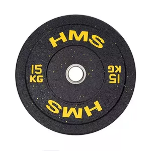 HMS Fitness HTBR15 1 pcs Olympic Svarcelšanas disks ar gumijas pārklājumu
