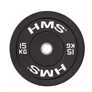 HMS Fitness BBR15 1 pcs Olympic Svarcelšanas disks ar gumijas pārklājumu