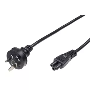 Power cable MicroConnect PE010818AUSTRALIA 1.8 m, C5 coupler, 250 V 10 A, black