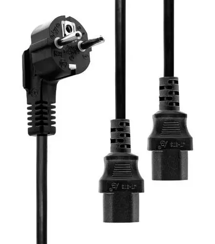 Microconnect PE011318 strāvas kabelis melns 1
