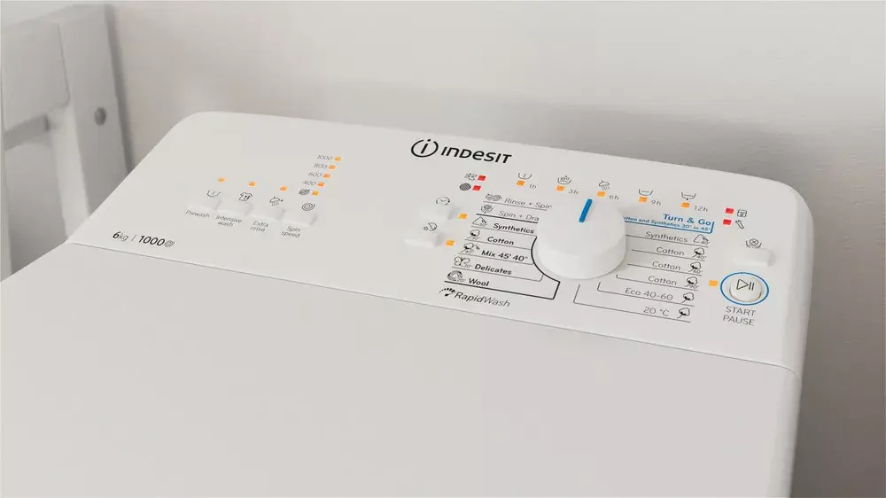 Indesit BTW L60400 EE/N вертикальная стиральная машина Photo 9