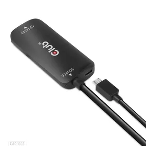 Active Adapter CLUB3D HDMI + Micro USB to DisplayPort CAC-1335