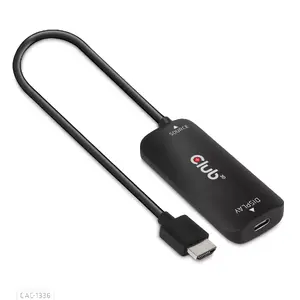 Active Adapter HDMI + Micro USB to USB Type-C CLUB3D CAC-1336