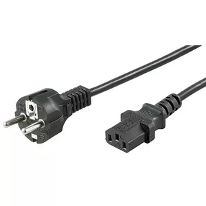 Microconnect PE020405 elektrības kabelis Melns 0,5 m C13 uzmava