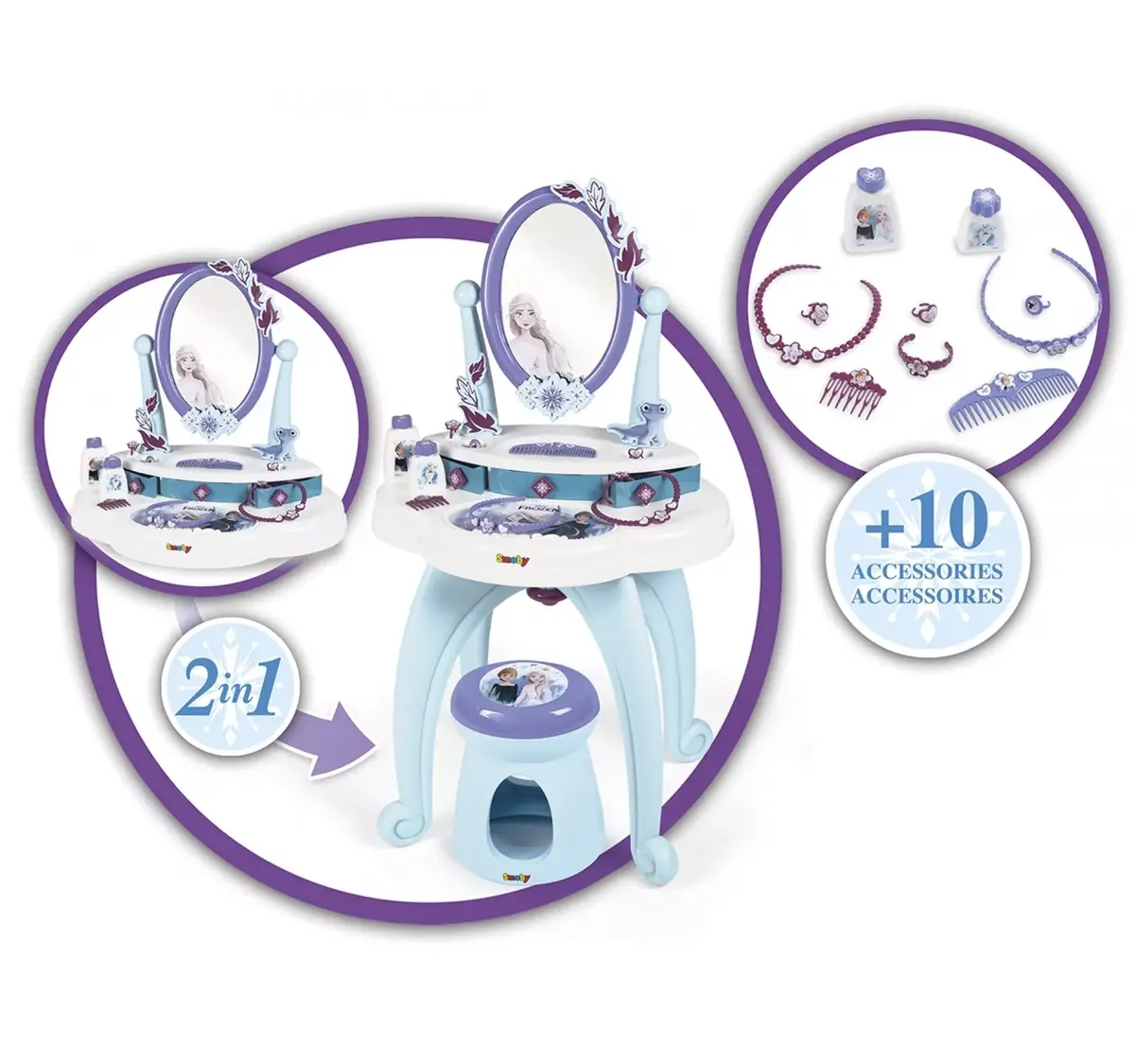 Smoby Frozen 2 В 1 Парикмахерская Photo 2
