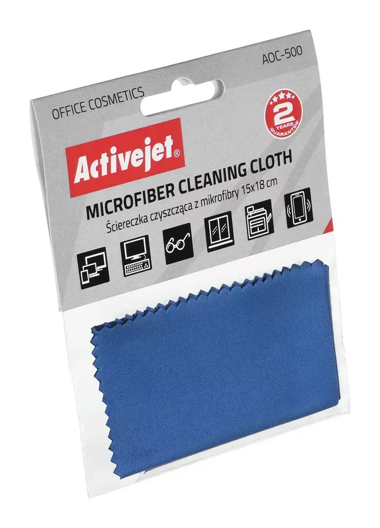 Lupatiņa ActiveJet AOC-500 mikrošķiedra 15×18 cm Photo 2