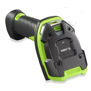 Handheld barcode reader Zebra LI3608 1D scanner, USB/RS-232/Bluetooth, Li-Ion 3100 mAh, IP65, shock resistant, black/green