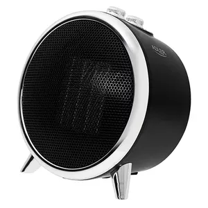 Electric ceramic space heater Adler AD 7742 — 1500/750 W, floor, 220–240 V, black/silver