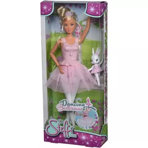 Leļļu SIMBA Steffi Love dancing Ballerinas 105733603 — modes lelle ar baleta tērpu un kustīgām kājām/rokām