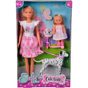 Lelles SIMBA Steffi Love — Steffi un Evi pastaigā ar suni