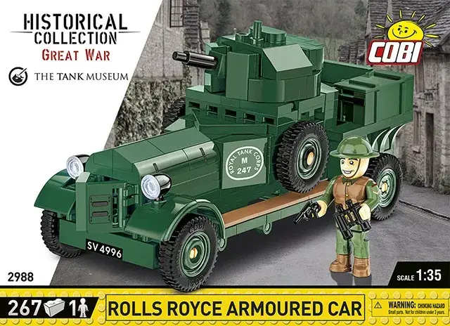 Cobi Rolls-Royce Armoured Car 1920 Pattern Mk I набор Photo 4