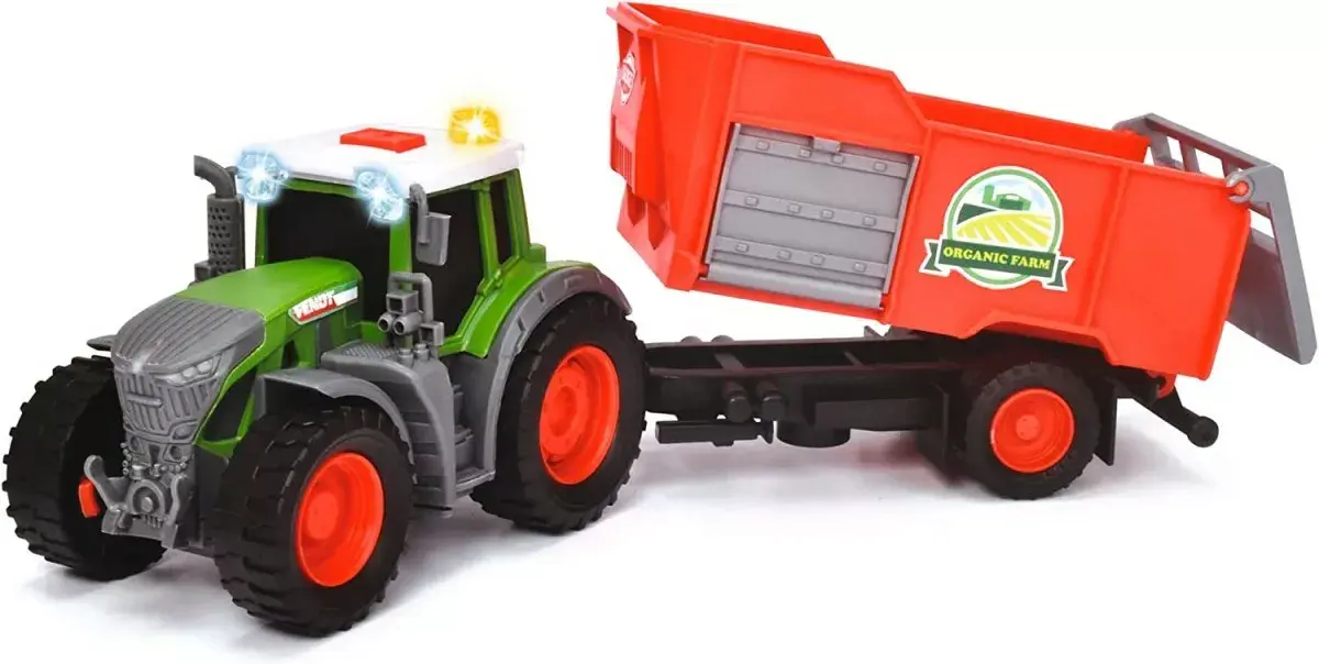 Игрушечный трактор Dickie Fendt с прицепом Photo 3