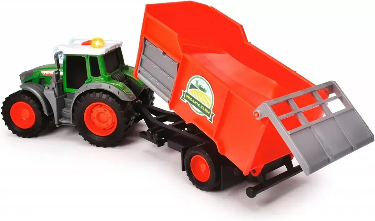 Игрушечный трактор Dickie Fendt с прицепом Photo 4
