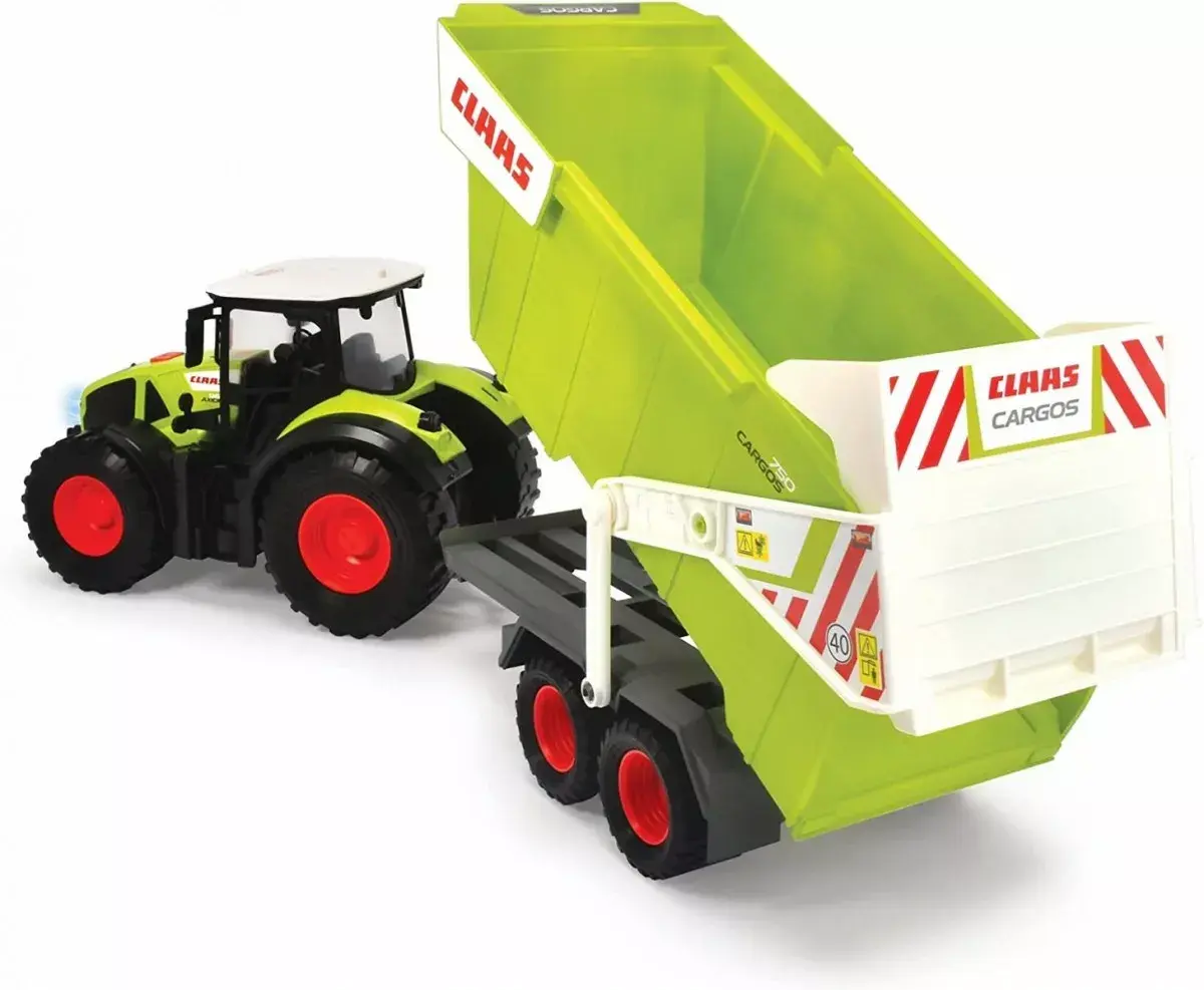 Rotaļu traktors ar piekabi Dickie CLAAS Farm 203739004 Photo 6