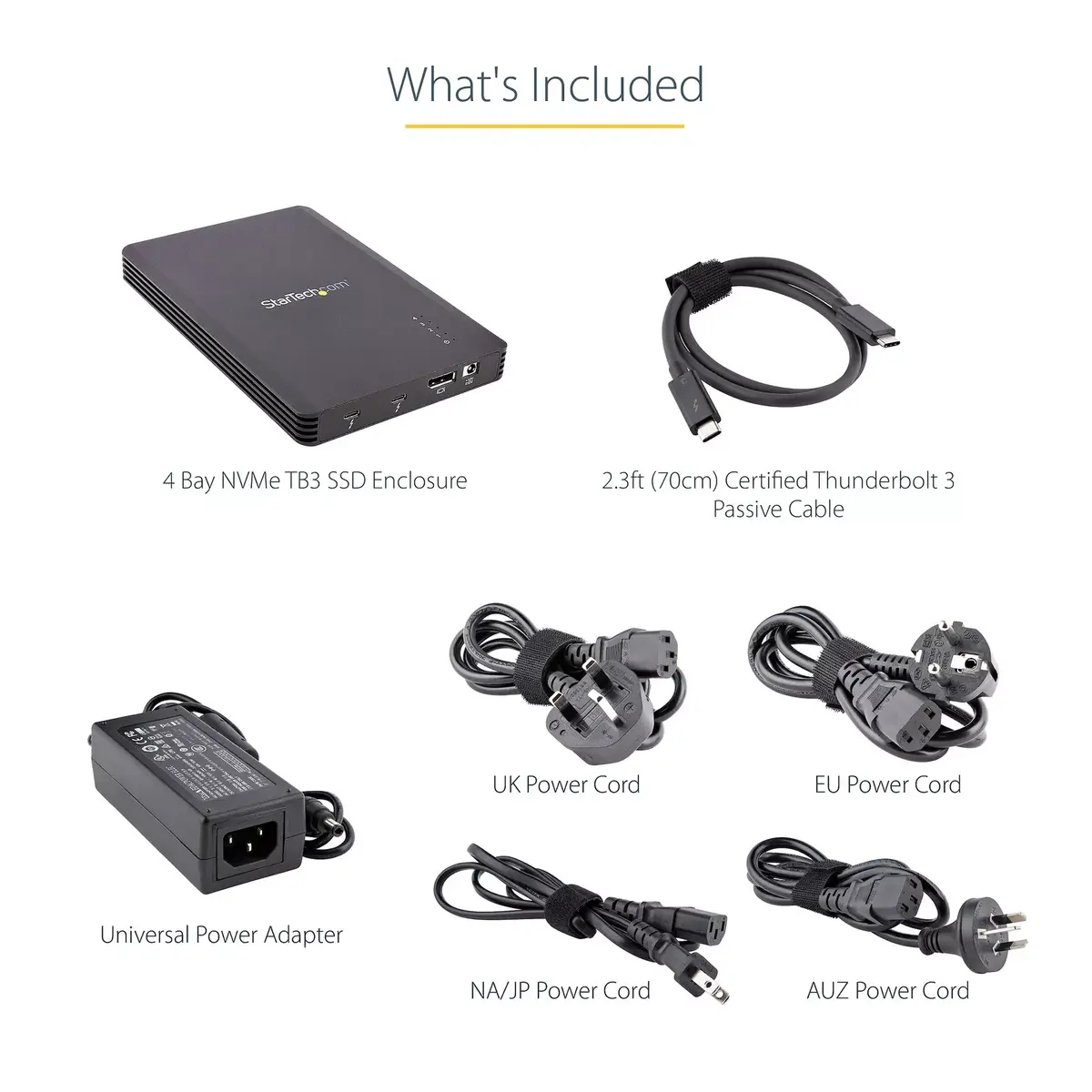 SSD korpuss StarTech.com 4 Bay Thunderbolt 3 NVMe Photo 13