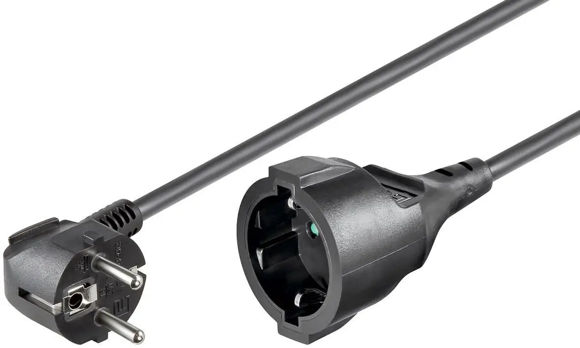 MicroConnect PE141000 Strāvas kabelis Melns 10