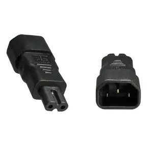 Cable gender changer Microconnect PE147AD C14 C7 Black