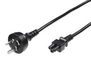 MicroConnect PE150818 power cable 1.8 m Power plug type I to C5 coupler Black H05VV-F 220 V 2.5 A