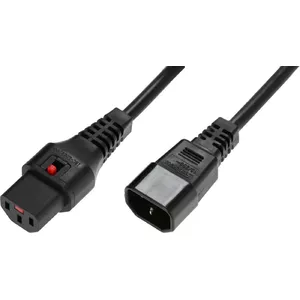 Power cable Microconnect PC1021 Black 2 m C13 C14 coupler