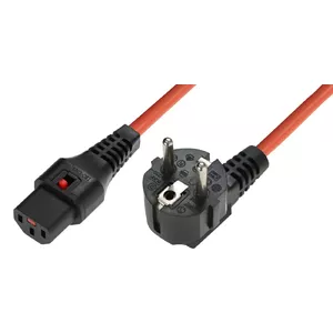 Power Cable Microconnect EL248S 3m C13 Coupler Orange