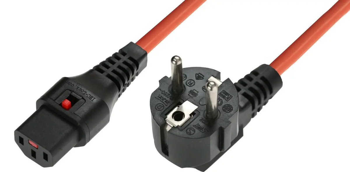 Strāvas kabelis Microconnect EL248S oranžs 3