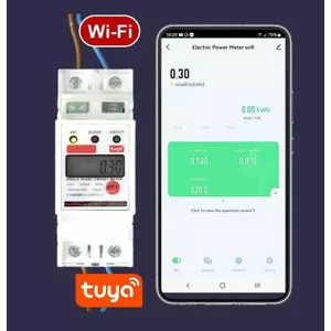 Single-phase Wi‑Fi Energy Meter electro base 230V 60A 1F-ES-LCD
