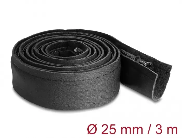 DeLOCK Cable sleeve neoprene flexible 3 m x 100 mm Photo 2