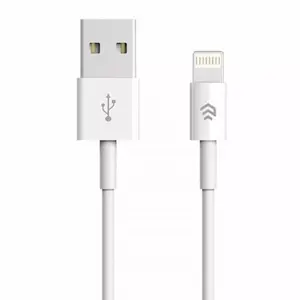 Devia Smart cable for Apple iOS8/9/10 — White USB data and charging cable