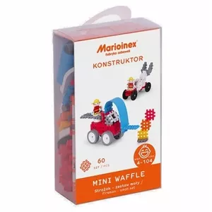 Construction blocks Mini Waffle - Fireman small blister